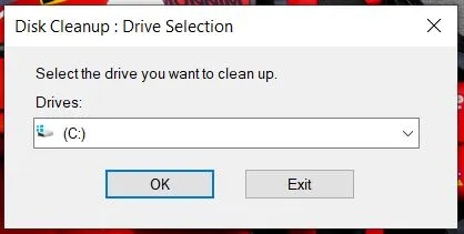 Disk cleanup