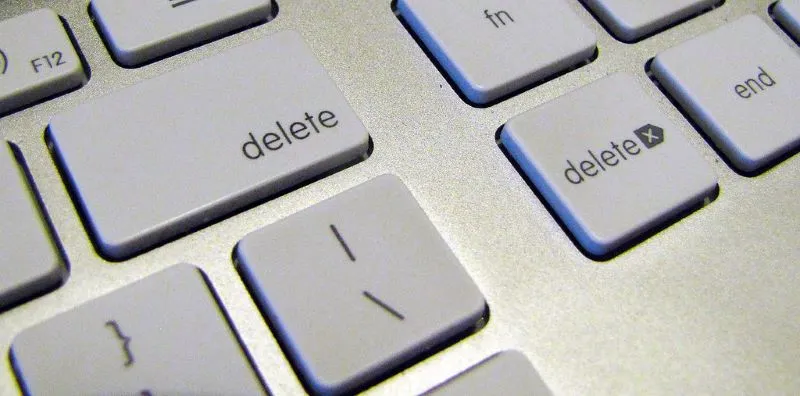 delete button